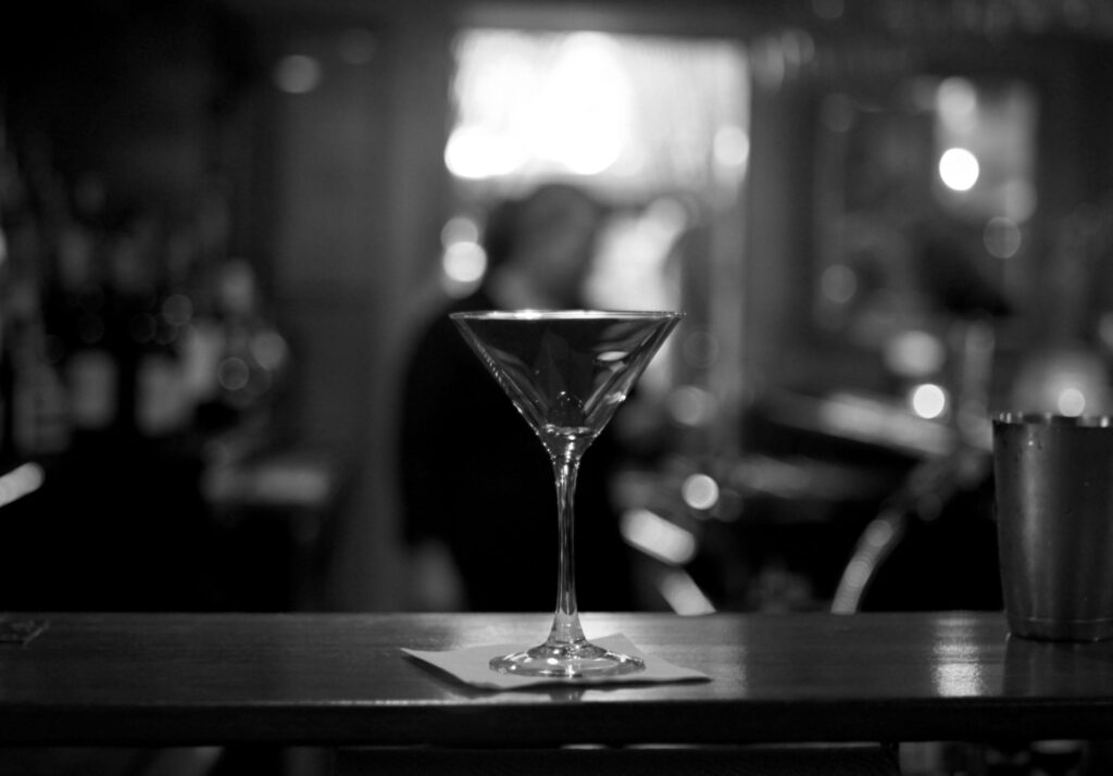 Martini Glass at Chescas Restaurant | Edgartown Nightlife