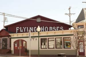 A popular museum and historical attraction on Martha's Vineyard is the Flying Horses Carousel.