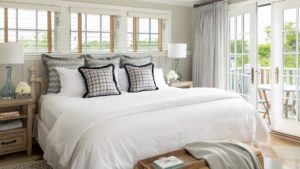 A guestroom at an Edgartown hotel to stay in while visiting Martha's Vineyard in winter.