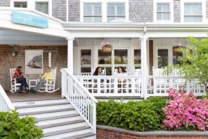 A photo of a hotel to relax at when visiting Martha's Vineyard in fall.