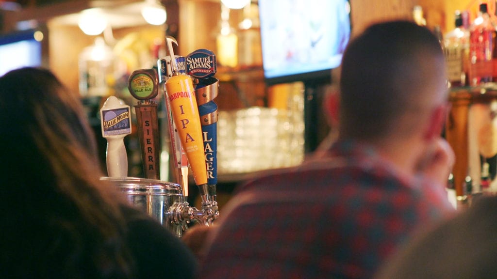 Beer Taps At An Edgartown Martha's Vineyard Bar