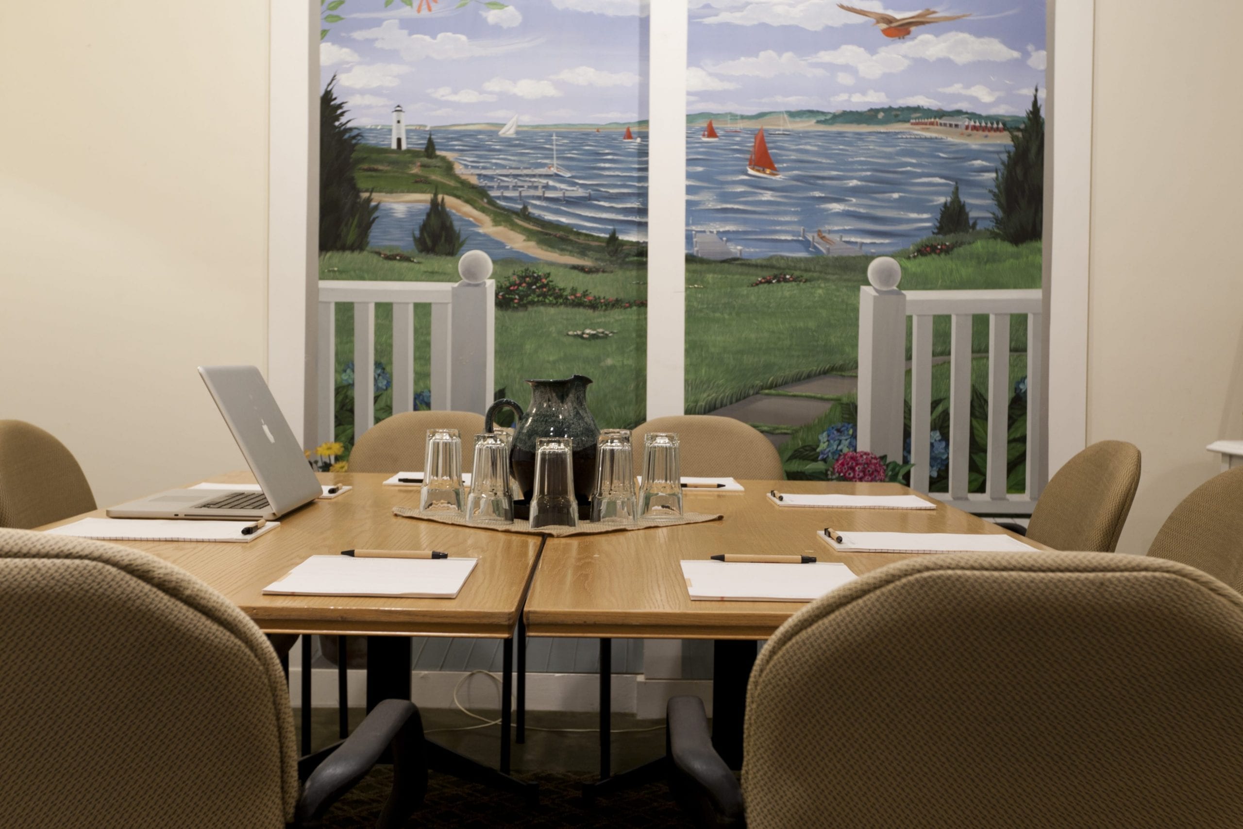 Meeting Space at Vineyard Square, perfect for a small group Martha's Vineyard retreat