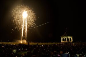 The fireworks display in Edgartown, part of the 4th of July events on Martha's Vineyard.