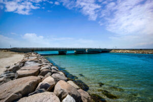 A view of the Jaws bridge on Martha's Vineyard.